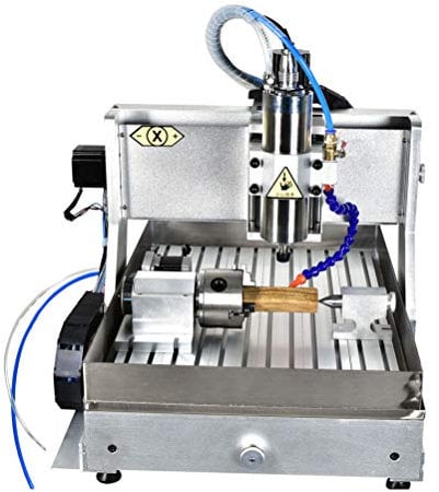 TEN-HIGH 6090 800W CNC Router Engraving Drilling Milling Machine,USB Port with 4th axis and Sink Device.