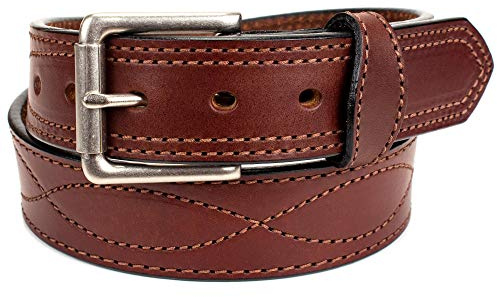 Amish Made Western Leather Tool Belt - brown - 50