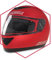 Integralhelm Mit Sonnenblende Rot Matt 59-60 Helm Motorradhelm Quad Klapphelm