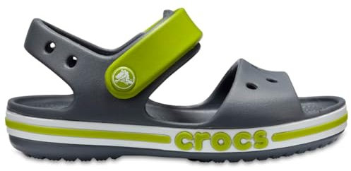 Crocs Unisexe Enfant Bayaband Sandal K Sandales, Charcoal, 20/21 EU
