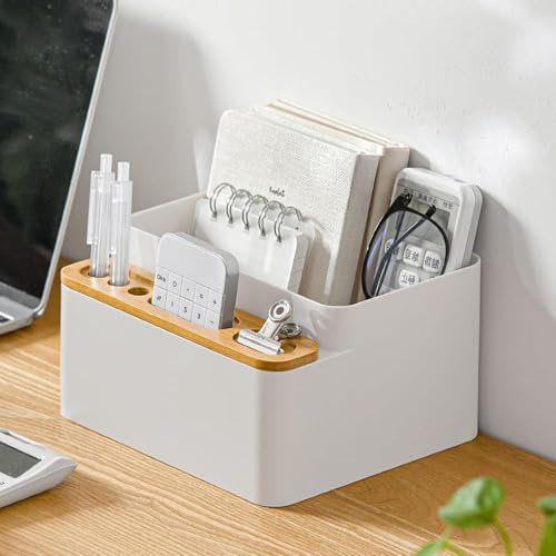 poeland Schreibtisch-Aufbewahrungsbox, Stiftehalter, Make-up-Pinsel, Organizer für Bürobedarf, Schminktisch, Zuhause
