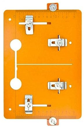 Führungsschiene für Kreissäge, untere Platte, verstellbare Schneidemaschine (20 cm x 28 cm)