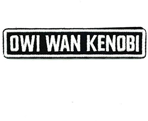 polizeimemesshop Namensschilder 2.0 Owi Wan Kenobi Textilpatch mit Klett - Fun - Polizei - Ordnungswidrigkeit - Klett Patch