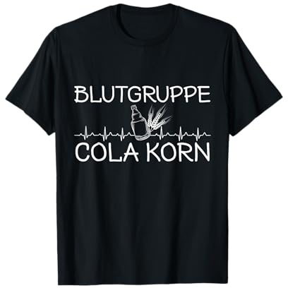 Blutgruppe Cola Korn T-Shirt