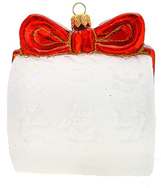 Hamburger Weihnachtskontor - Christbaumschmuck - Toilettenpapier mit Schleife