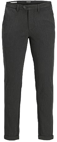 JACK & JONES Herren Jjimarco Jjconnor Akm Dg Minimal Noos Hose, Dark Grey, 32W / 34L EU
