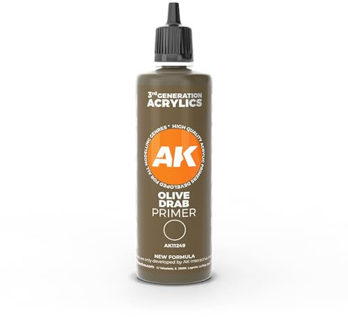 AK AK11249 Olive Drab Surface Primer (100 ml) 3GEN