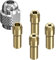 5 Pcs Collet for Dremel, Mellbree Replacement 4485 Collet for Dremel Accessory Set with 4 Collets (1.0mm 1.6mm 2.3mm 3.2mm) and 1 Collet Nut for Rotary Tools for Dremel 225 3000 4000 4250 4485 8220