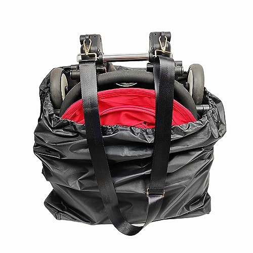 LLUFO Kinderwagen-Tasche für Flugzeug, Kinderwagen, Schultertasche Reisetasche mit Schultergurt, geeignet für BBZ YOYO Kinderwagen, YOYO+, Baby Yoya, Gate Check Tasche für Aufbewahrung Organizer