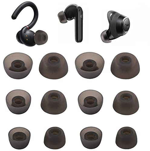 JNSA Replacement Ear Tips & Plugs - Silicone Ear Gels for Anker Soundcore Sport X10 / Liberty 3 Pro/Air 2 Pro/Life P3i - S/M/L 6 Pairs, Black