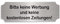 Schild Briefkasten selbstklebend mit Gravur - Bitte keine Werbung und kostenlose Zeitungen - Aluminium-Look Briefkastenschild 6 x 2,5 cm