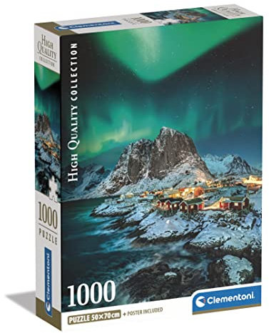 Clementoni - 39775 Collection - Lofoten Islands - 1000 Teile - Puzzle für Erwachsene, hergestellt in Italien