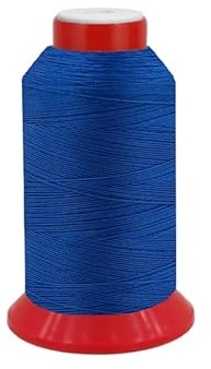 fuwi HT Ledergarn Stärke 20 - Sattlergarn & Jeansgarn extra stark - Hochfest, UV-beständig, 9.300 cN Reißkraft - Zwirn 0,5 mm für Leder & Outdoor, 500 Meter (0055 Blau)