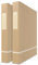 Oxford Ringbuch A4, 35 mm breit, 2 Ringe Ringe-Ø25mm, gut für die Umwelt, beige, 2 Stück