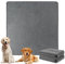 Waschbar Trainingspads für Hunde, 2 Stück 122cm x 122cm Wiederverwendbare Hundetrainingspads, rutschfest, Super Saugfähig Welpen Unterlagen PIPI Pads für Welpen, Kätzchen, Meerschweinchen