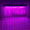 REWIS Divertidos letreros de neón LED para Inodoro, Luces de neón con Grabado enchufable Personalizado, para Bar, Centro Comercial, baño de Hotel, decoración de Letrero Luminoso Colgante,RGB,40x20cm