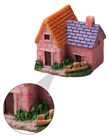 VANZACK Dekoratives Mini- -Harz-Set 6-teilig Miniatur-Aquarium- Für Sukkulenten-Topf Gartenlandschaft Zufälliger Stil