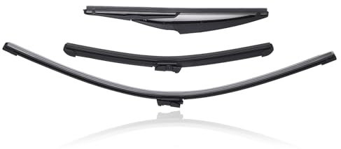 Ersatz-Scheibenwischerblätter für 500 500C 500L 2009 Bis 2023, Scheibenwischerblatt-Set Vorne und Hinten, Scheibenwischerblatt Vorne Hinten