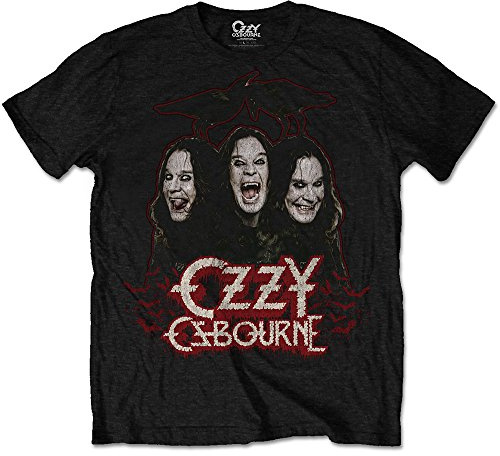 Ozzy Osbourne Crows & Bars Official Tee T-Shirt Mens Unisex (XX-Large) Black