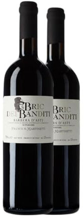 Franco M. Martinetti Bric dei Banditi Barbera Grappa Piemontese 75 cl Vino tinto (Caja de 2 Botellas de 75 cl)