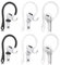 Ear Hooks for Earphones, 3 Pairs Anti-Lost Ear Hooks, Earbuds Accessories Anti-Slip Ergonomic Design Comfortable Fit, Suitable for Airpod earphones and sports running earphones