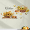 SEPWGUMD Vinilo Adhesivo de Pared y Nevera – Decoración de Cocina, Pegatinas de Cocina con Efecto de Imagen，Adhesivo decorativo para nevera, diseño de mural, para decoración de pared o cocina,