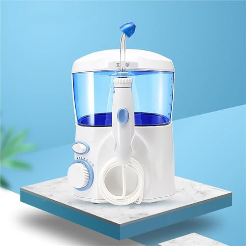 psjEU Botella de Lavado Nasal,Sinus Botella de Enjuague, con Cuatro caños, Enjuague Nasal eléctrico Neti Pot de irrigación Nasal de 600ML for Todos