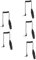 IMIKEYA 5pcs Microphone Cable Mini Microphone Mp3 Player Xlr Sound Cable Mic Accessories Xlr Cord for Mic Black Plastic