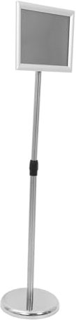 OSALADI Posterhalter Bodenständer Aus Edelstahl Und Pp-material Großer Plakatständer Mit Stütze Schildhalter Für Einzelhändler Einfach Zu Bedienen Transportieren