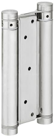 cyclingcolors 1x Paar Türscharniere Pendeltürband Double Action Federscharnier Türband Scharnier Café Saloon für ungefälzte Türen Zargen bis 70 kg, Stahl