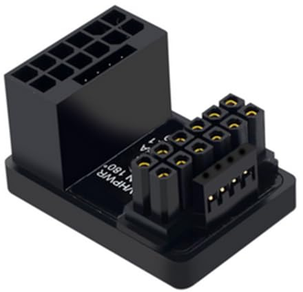 WLGQ Adaptador de alimentación PCIe 5.0, 600W 12VHPWR ATX 3.0, conector de 16 pines (12+4) (Tipo B)