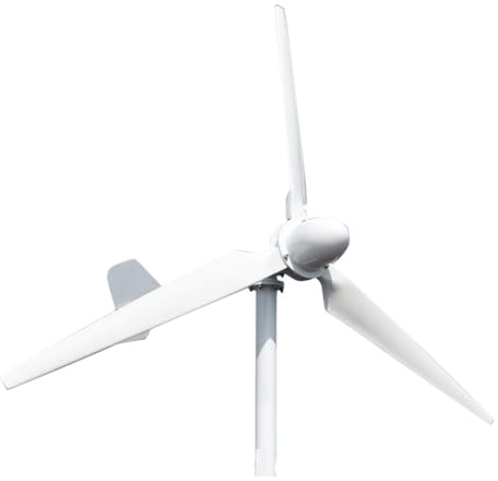 Turbine eoliche, Generatore di turbina eolica ad asse orizzontale 10KW AC trifase 3 pale 10000W 48V 96V Mulino a for fattoria casa(48V)