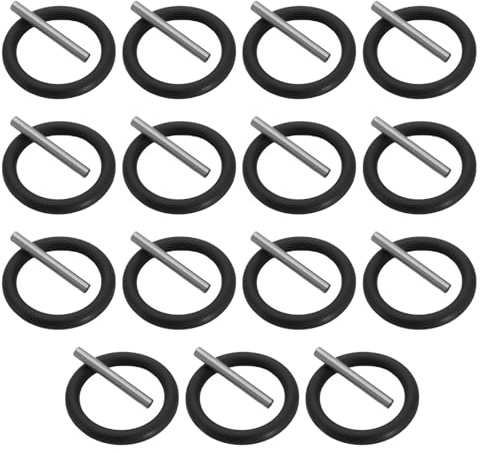 30 Paar O-Ringe und Ersatzstifte, Schlagringe und Steckdosenstifte, 3.5mm Schlagring 3x25mm Stift, für 1/2'' 20-22 mm Schlagschrauber Nadellager