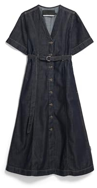 ARMEDANGELS Damen Jeanskleid aus Baumwoll-Lyocell-Mix Belted Denim Regular Fit
