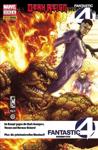 Fantastic Four #4 - Dark Reign (2010, Panini)