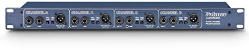 Palmer PAN 03 PASS - DI-Box 4-Kanal passiv, blau, 19 Gehäuse