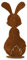 Rostikal® Deko Hase 30 cm Frühling – Handmade Osterdeko aus Stahl, Rostdeko für Garten & Innen, Frühlingsdeko Outdoor & Ostern Deko Figuren, natürlicher Look