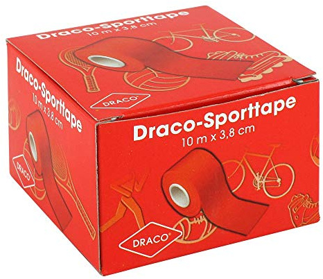 DRACO TAPEVERBAND 3,8 cmx10 m rot 1 St