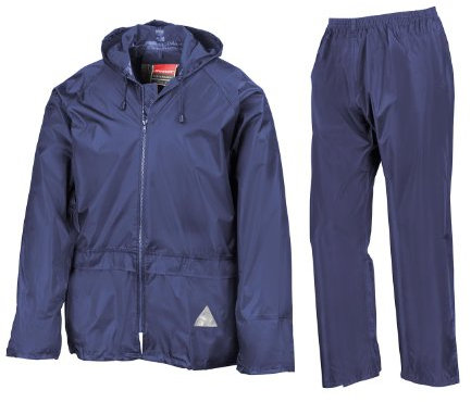 Result Herren Heavyweight Waterproof Jacket & Trouser Set Regenmantel, Blau-Blau (Königsblau), Large