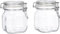 Bormioli Set 0,75L Original Fido Einmachglas mit Bügelverschluss und Gummiring, 10FL30000185FL10, Transparent