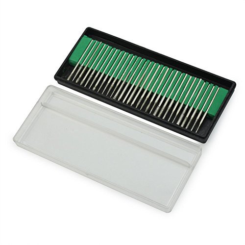 Bluelans® 30x Diamond Burr Bits Drill For Engraving Dremel Rotary Tool Set 2.3mm Shanks