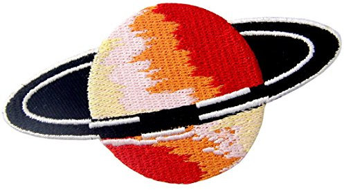 Mars Planet Space Explorer Patch Embroidered Applique Iron On Sew On Emblem