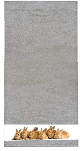 framsohn Duschtuch Hase 75 x 150 cm Oxford Tan - Beige