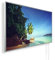 Könighaus 600W Infrarotheizung mit Bild in HD Qualität - Energiesparend - TÜV SÜD + 5 Jahre Garantie - Doppelter Überhitzungsschutz - Infrarot Wandheizung - Motiv: 41. Seychelles
