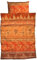 LIVING DREAMS Bettwäsche Indi orange Terra 135x200 cm orientalische Ornamente Bordüren Bettwäsche-Set modernes Landhaus Italienischer Flair so hip