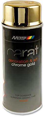 Motip Carat Chrom-Effekt Dose Art Spray Gold 400ml