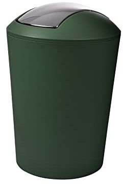 douceur d'intérieur, Poubelle Flic Flac (5.6 L) Vitamine Kaki, Plastique