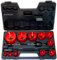 PeTools, 14tlg. HSS-E Co8 Edelstahl-Dosenbohrer-Bohrer-Set 19-76mm, Bi-Metall Lochsägen M42 kobaltlegiert für extreme Beanspruchung in schwer zerspanbaren Werkstoffen wie VA-Stahl usw.