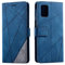 SONWO Hülle für Samsung Galaxy A51, Premium Leder PU Handyhülle Flip Case Wallet Silikon Bumper Schutzhülle Klapphülle für Galaxy A51, Blau