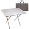 CAMPINGMOON Camping Outdoor Beistelltisch Hitzebeständiger Edelstahl Prägeverfahren für Tischgrill mit Tragetasche T-370